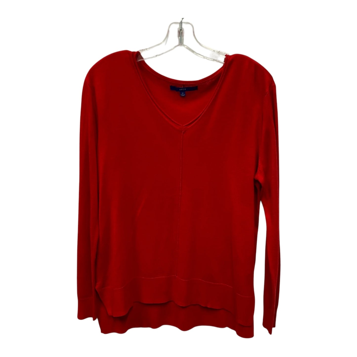 Sweater By Apt 9 In Red, Size:M