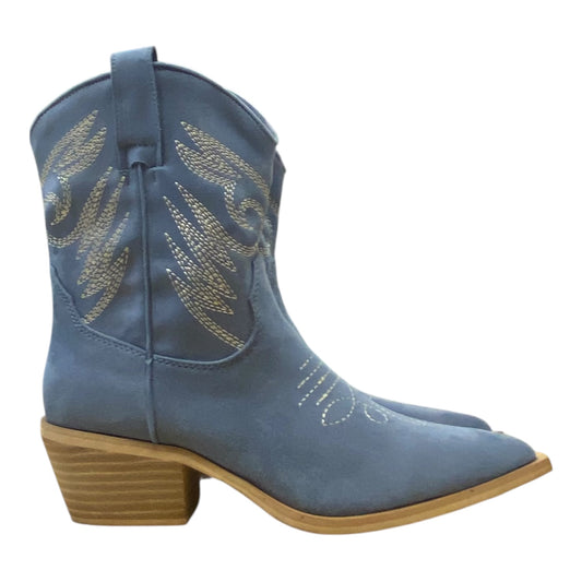 Boots Western By Shu Shop In Blue, Size:6
