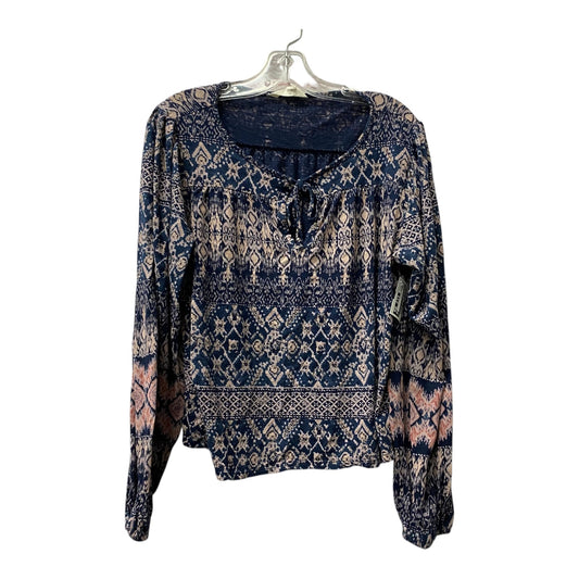 Top Ls By Lucky Brand In Blue, Size:L