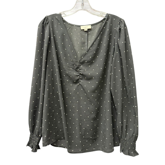 Top Ls By Loft In Grey, Size:L