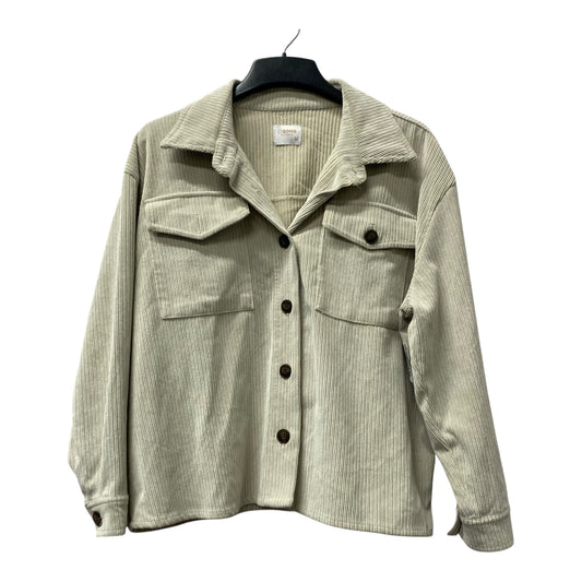 Jacket Shirt By Ci Sono In Beige, Size:M