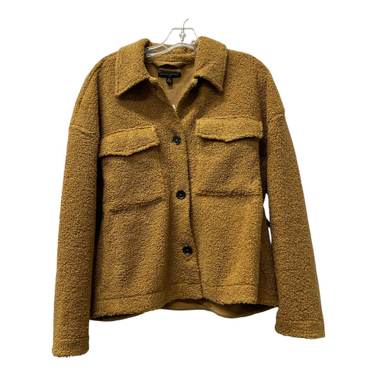 Jacket Shirt By Banana Republic In Brown, Size:Xl