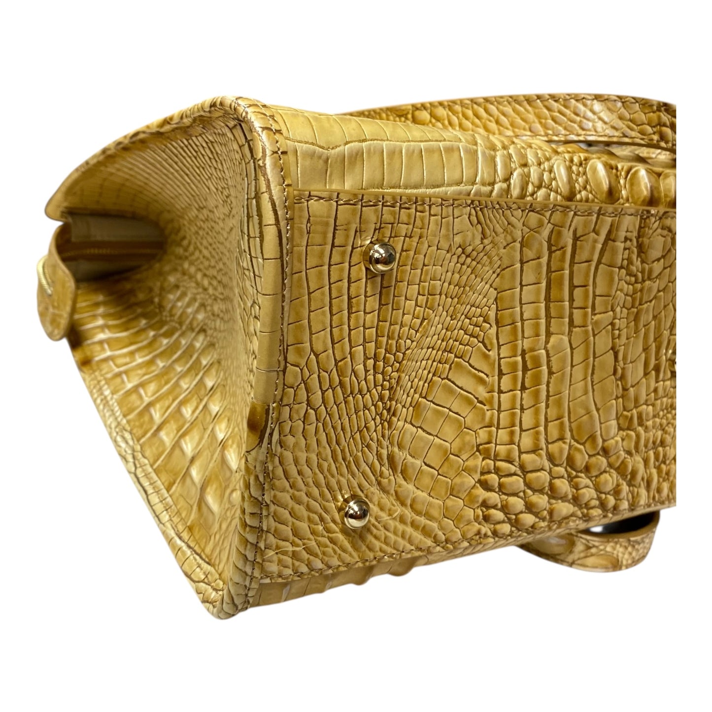 Handbag Designer By Brahmin In Tan, Size:Large