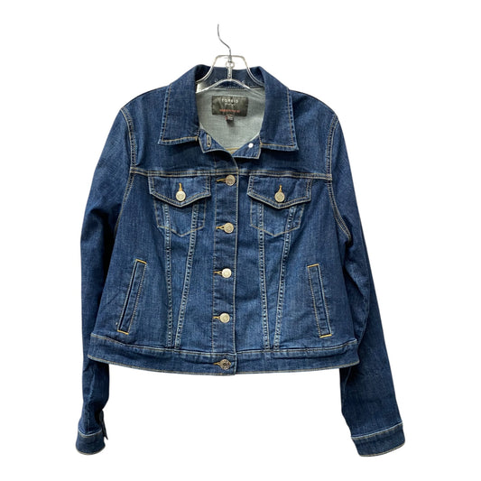 Jacket Denim By Torrid In Blue, Size:M