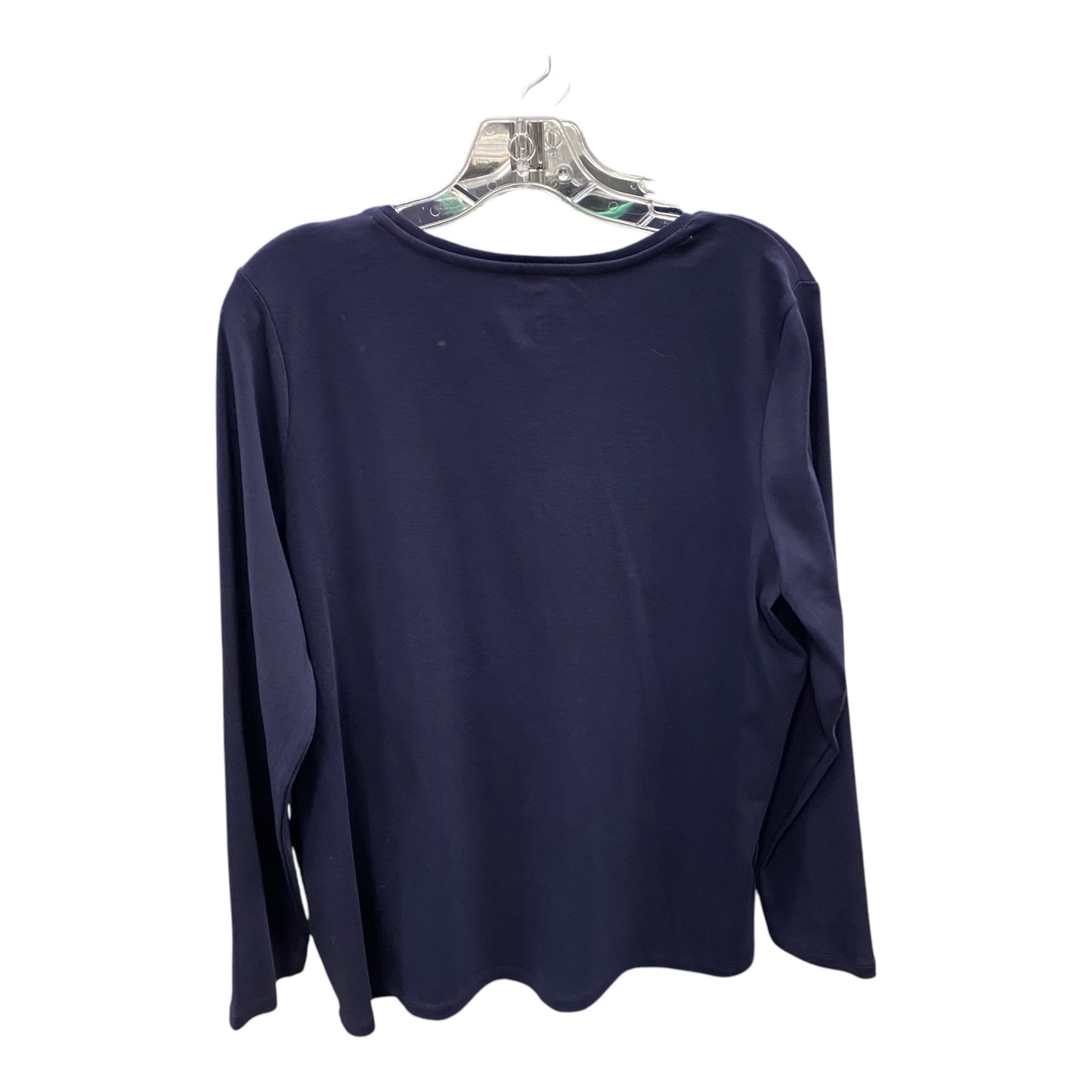 Top Ls By Talbots In Blue, Size:2X