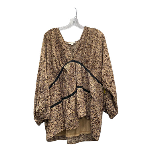 Top Ls By Baevely In Brown, Size:M