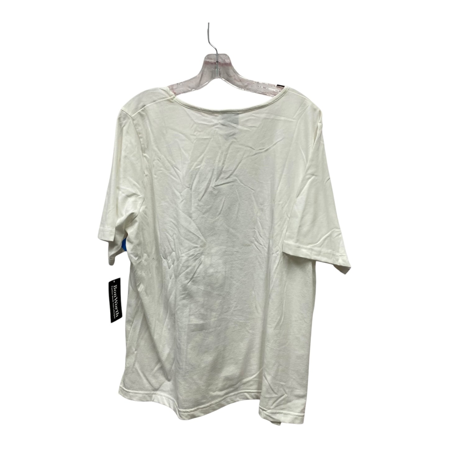 Top Ss By Bon Worth In Ivory, Size:Xl