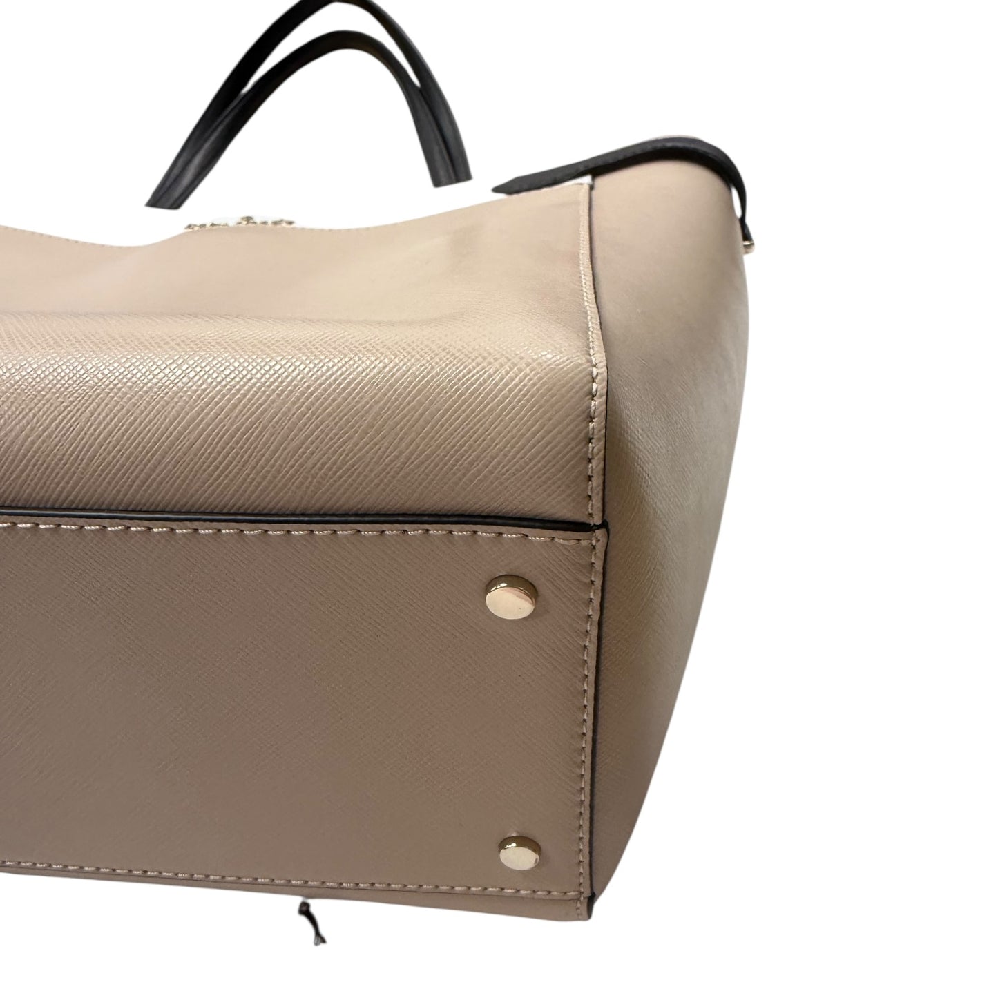 Handbag Designer By Kate Spade In Tan, Size:Large