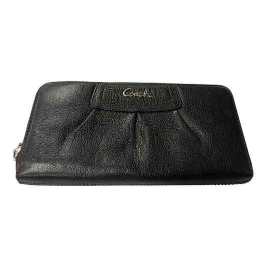 Wallet Designer By Coach In Black, Size:Medium