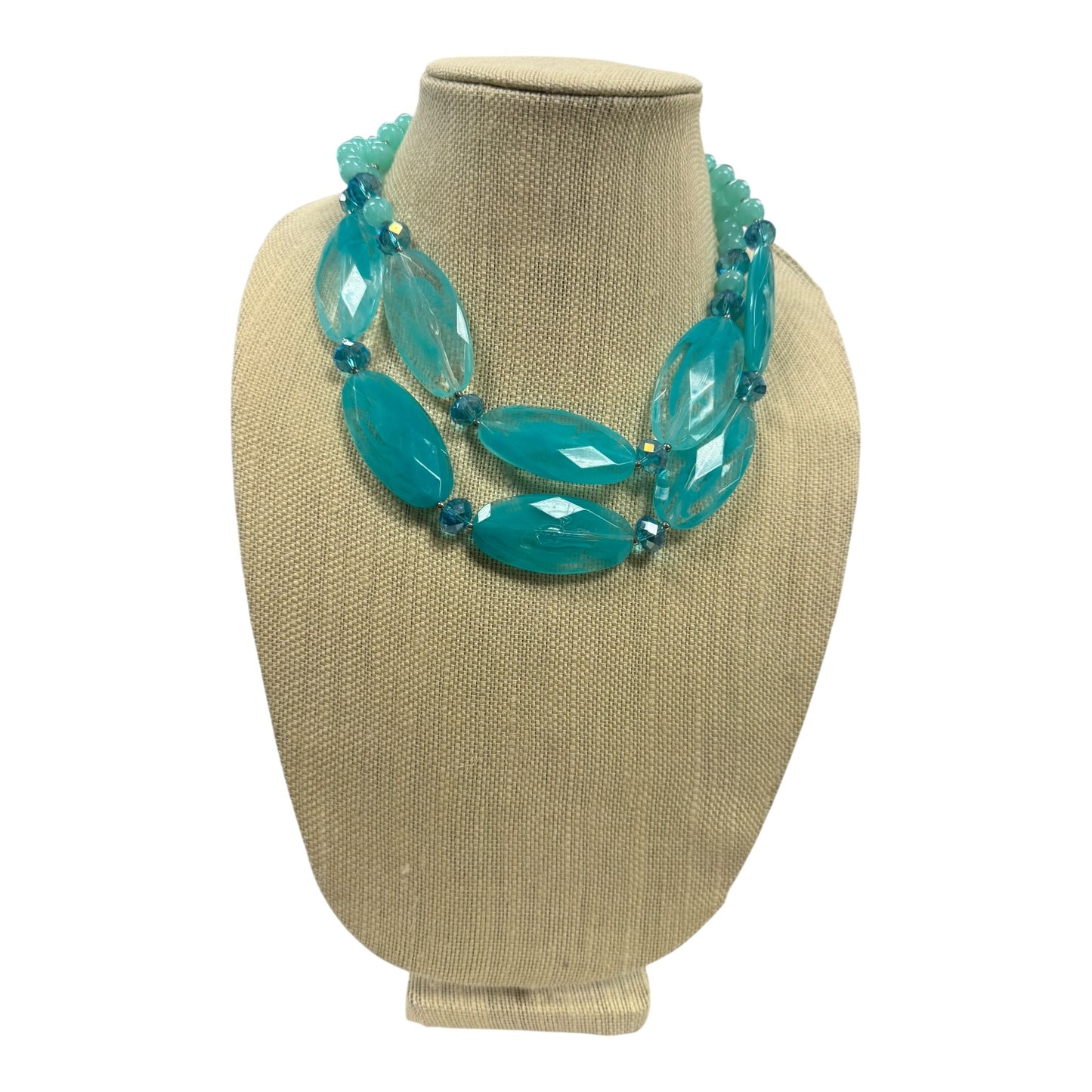 Necklace Statement In Blue