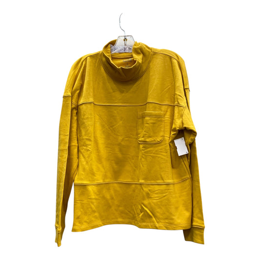 Top Ls By Croft And Barrow In Yellow, Size:Xl