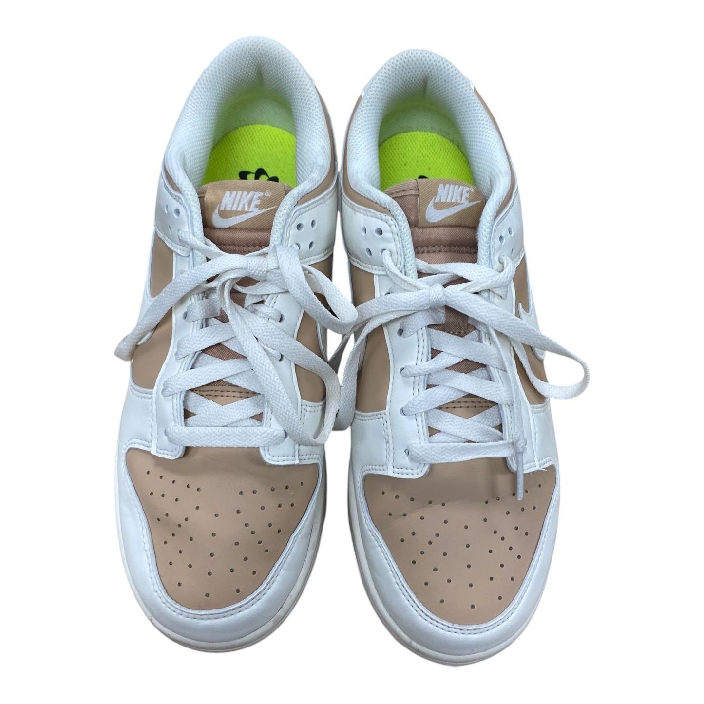 Shoes Sneakers By Nike In Cream & Tan, Size:9.5