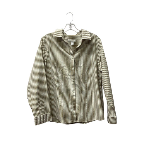 Top Ls By Chicos In Brown & Cream, Size:L