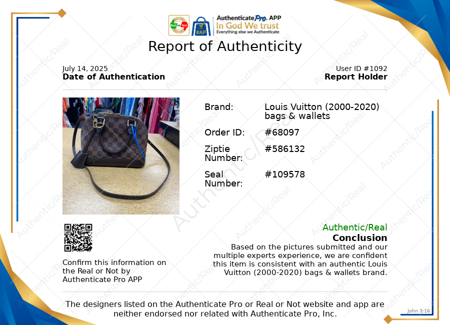 Handbag Luxury Designer By Louis Vuitton In Brown, Size:Small