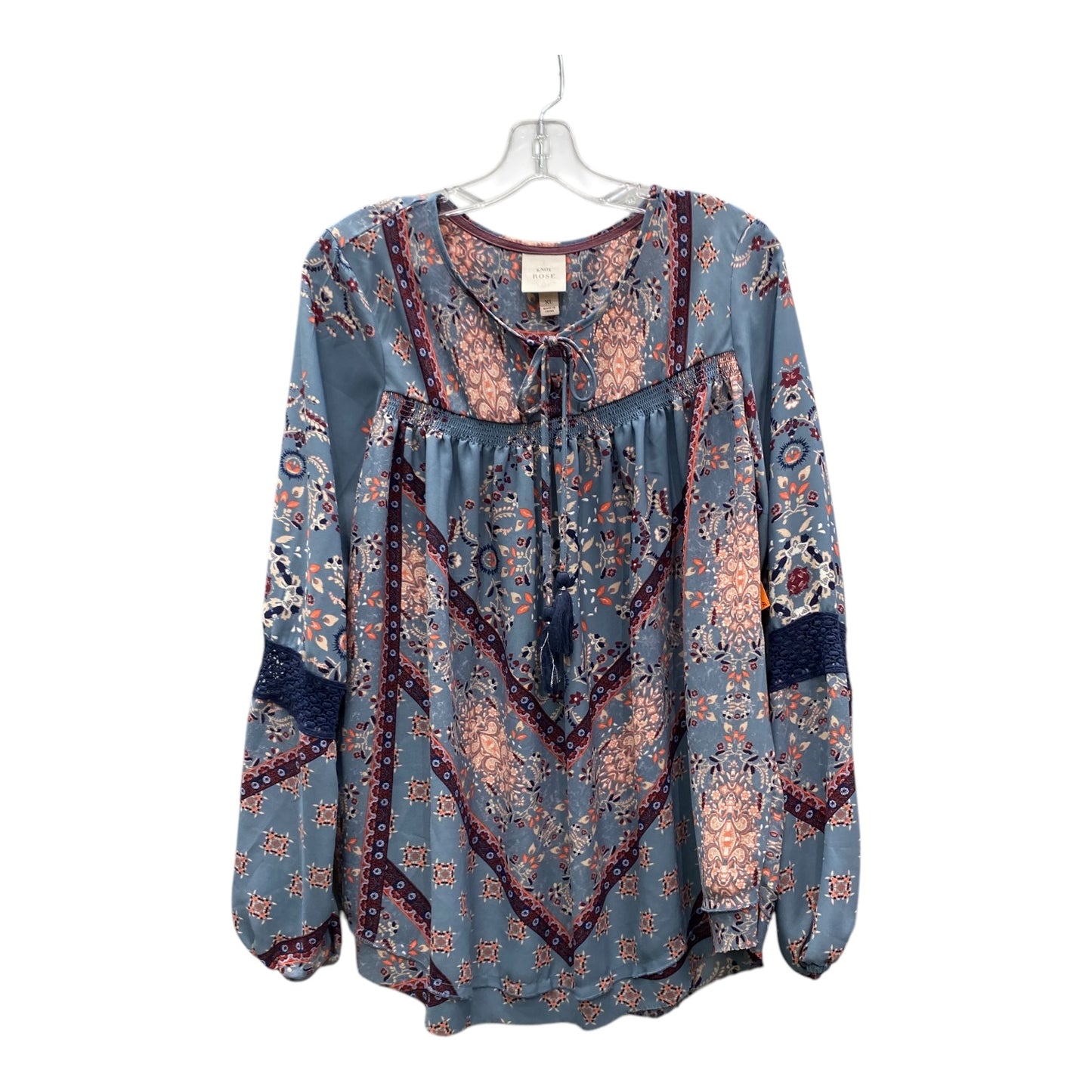 Top Ls By Knox Rose In Blue, Size:Xl
