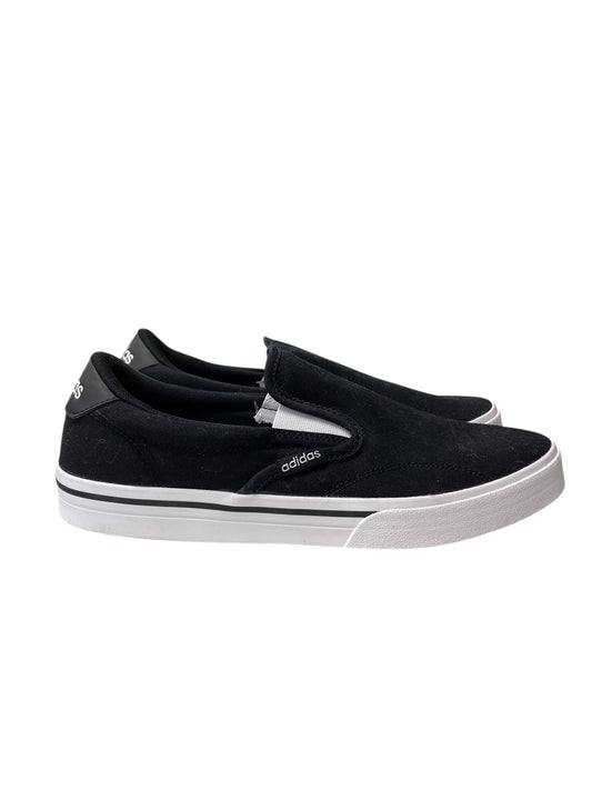 Shoes Flats By Adidas In Black, Size:9