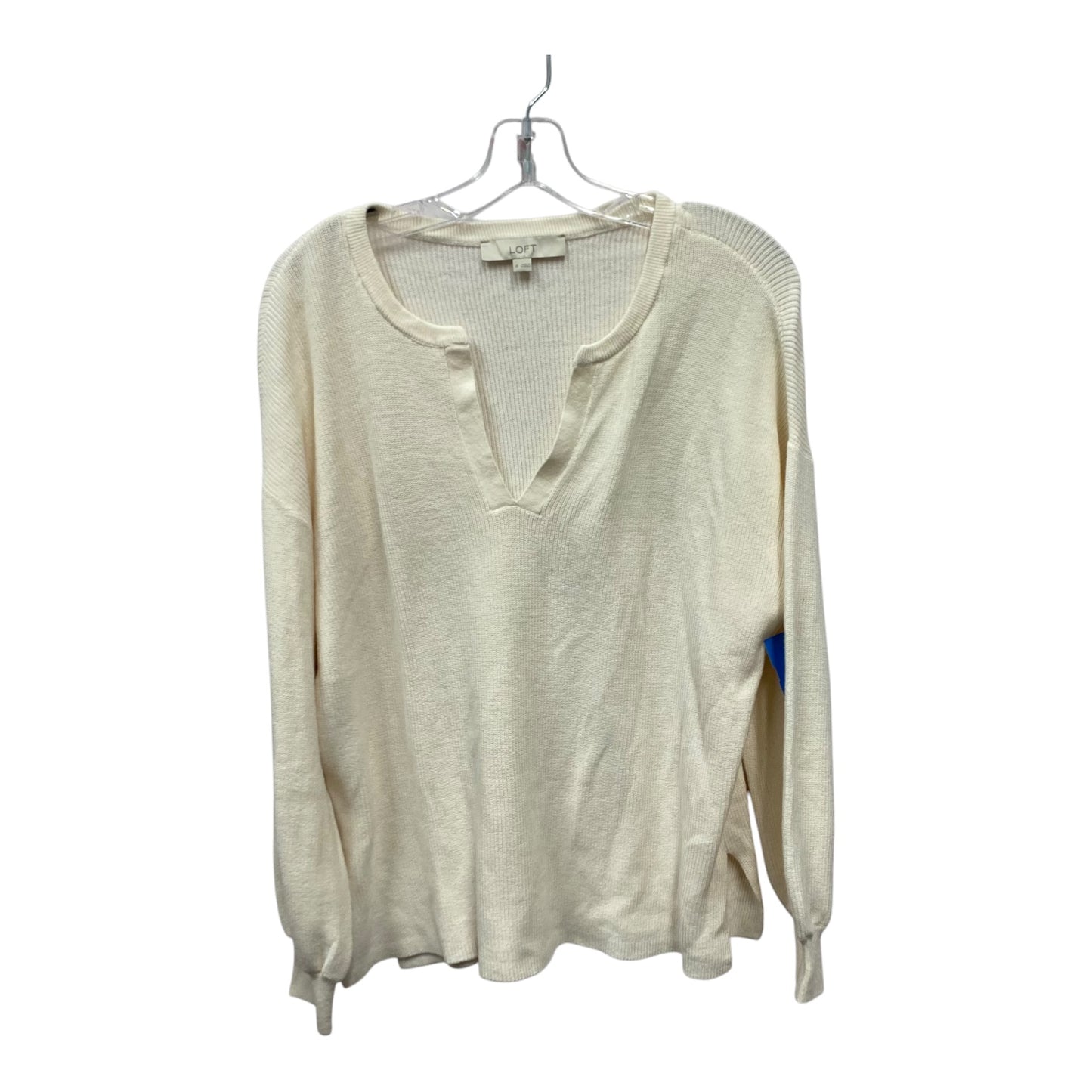 Top Ls By Loft In Ivory, Size:M