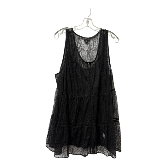 Top Sleeveless By Torrid In Black, Size:3X