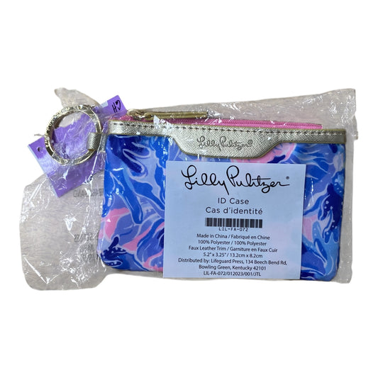 Coin Purse Designer By Lilly Pulitzer In Blue, Size:Medium