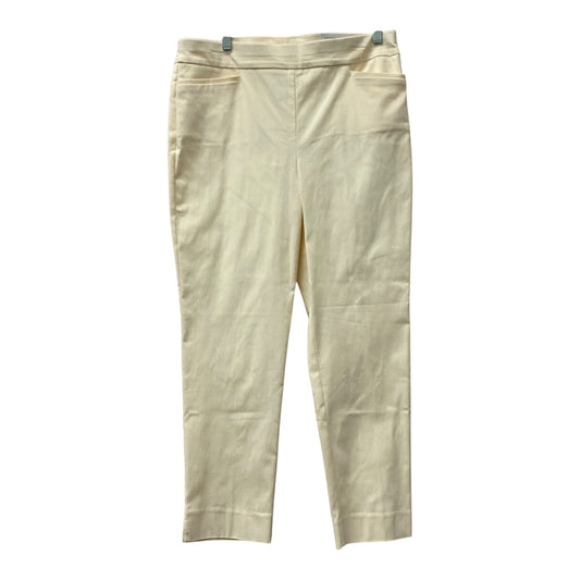 Pants Cropped By Chicos In Peach, Size:12