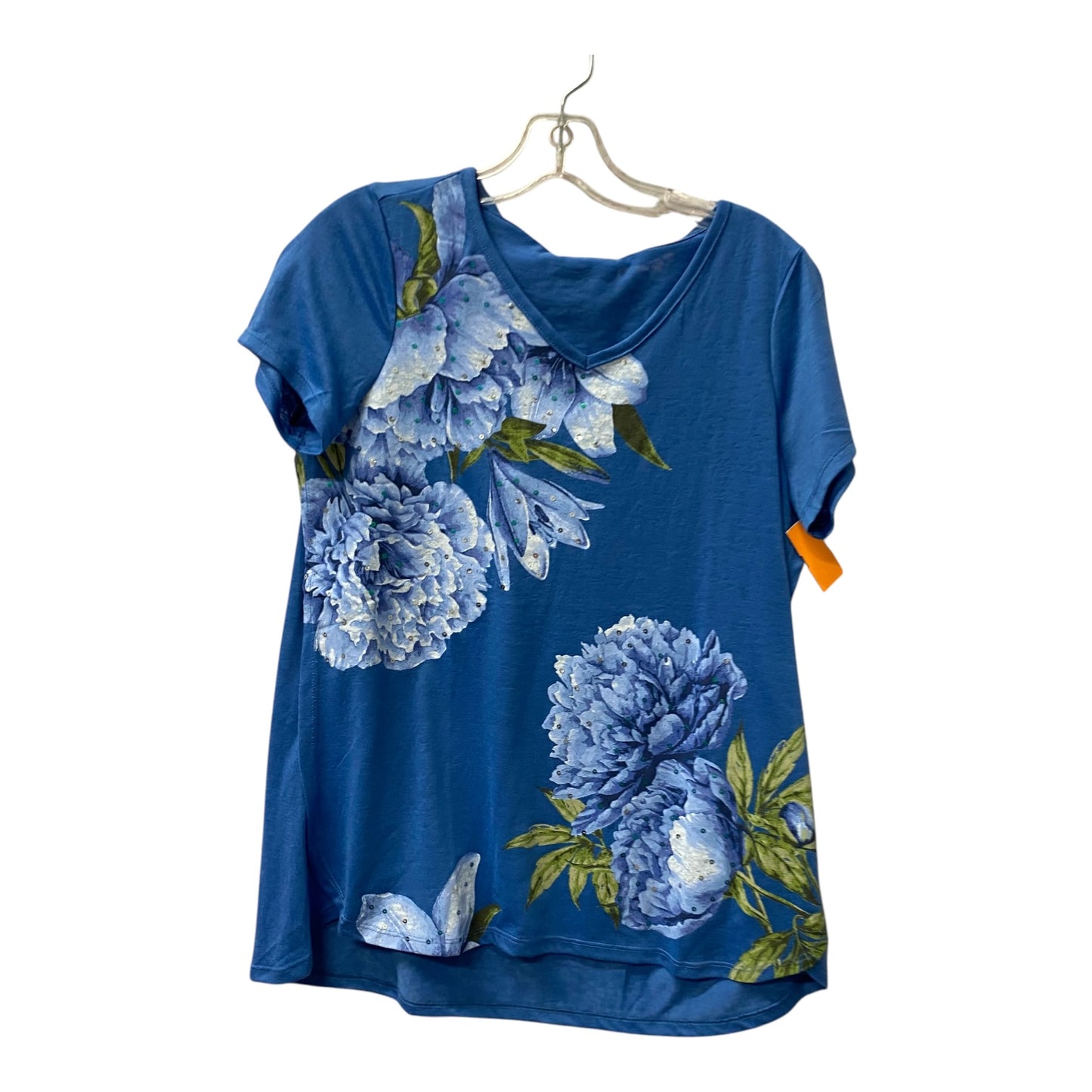 Top Ss By Diane Gilman In Blue, Size:S