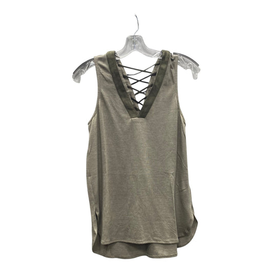 Top Sleeveless By Democracy In Green, Size:S