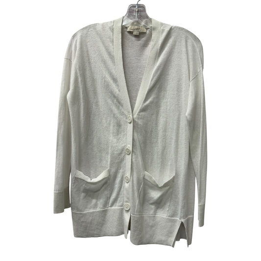Cardigan By Loft In White, Size:M