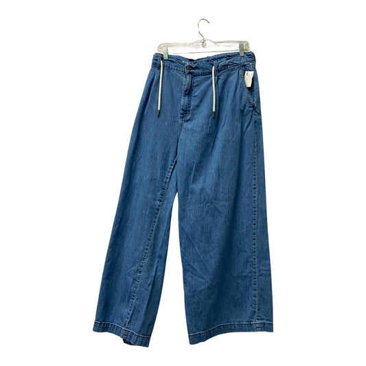 Jeans Wide Leg By Old Navy In Blue, Size:18