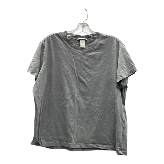 Top Ss Basic By H&M In Grey, Size:L