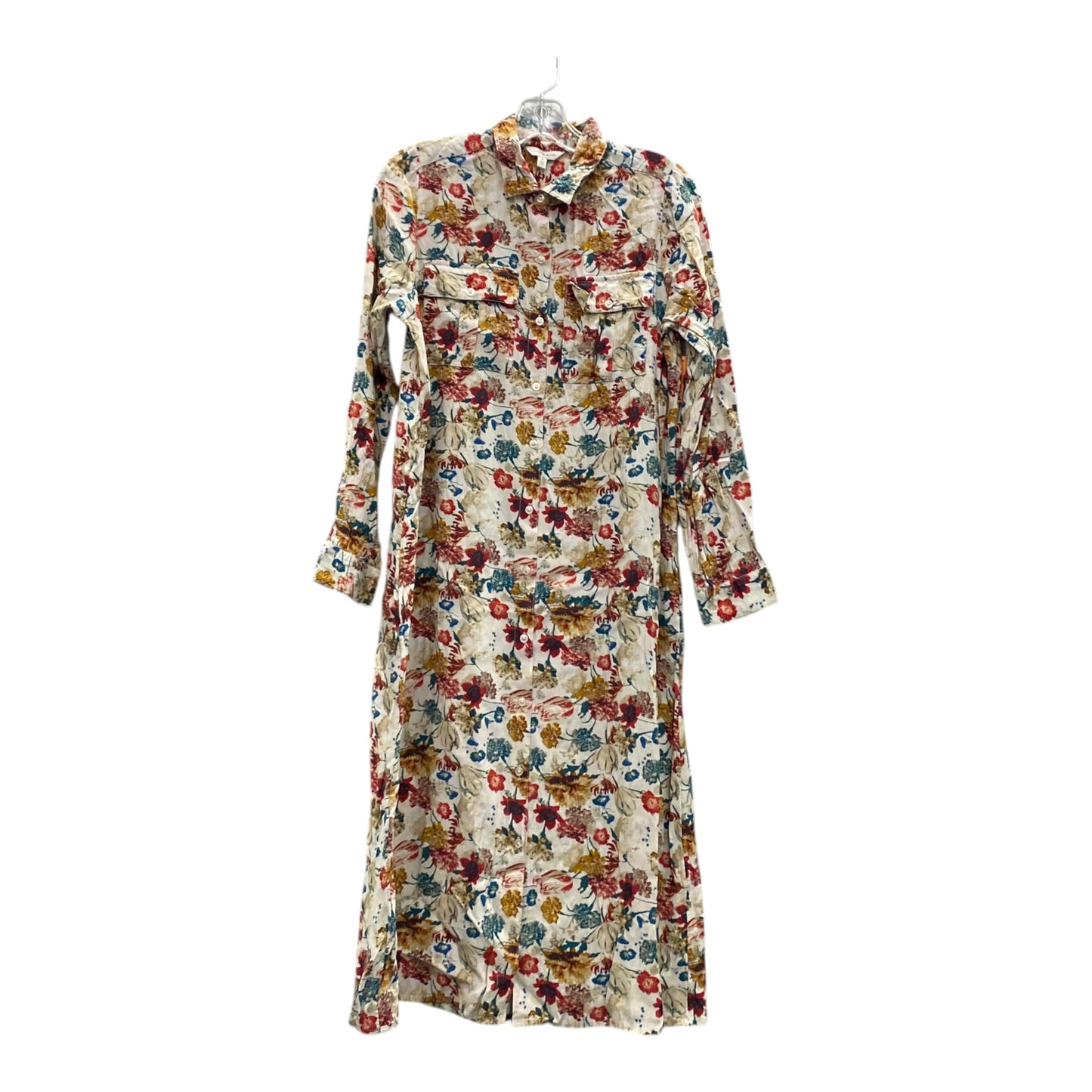 Dress Casual Midi By Lucky Brand In Multi, Size:M