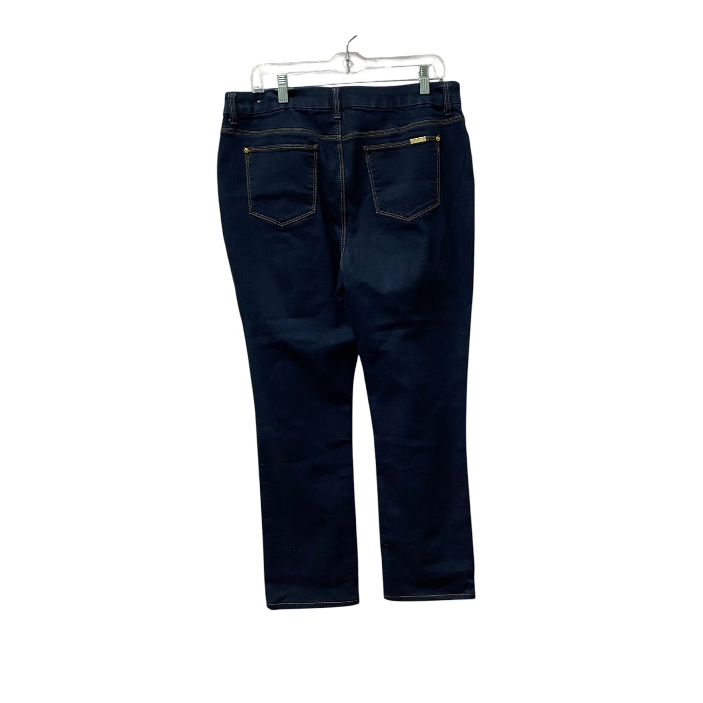 Jeans Straight By Chicos In Blue, Size:10