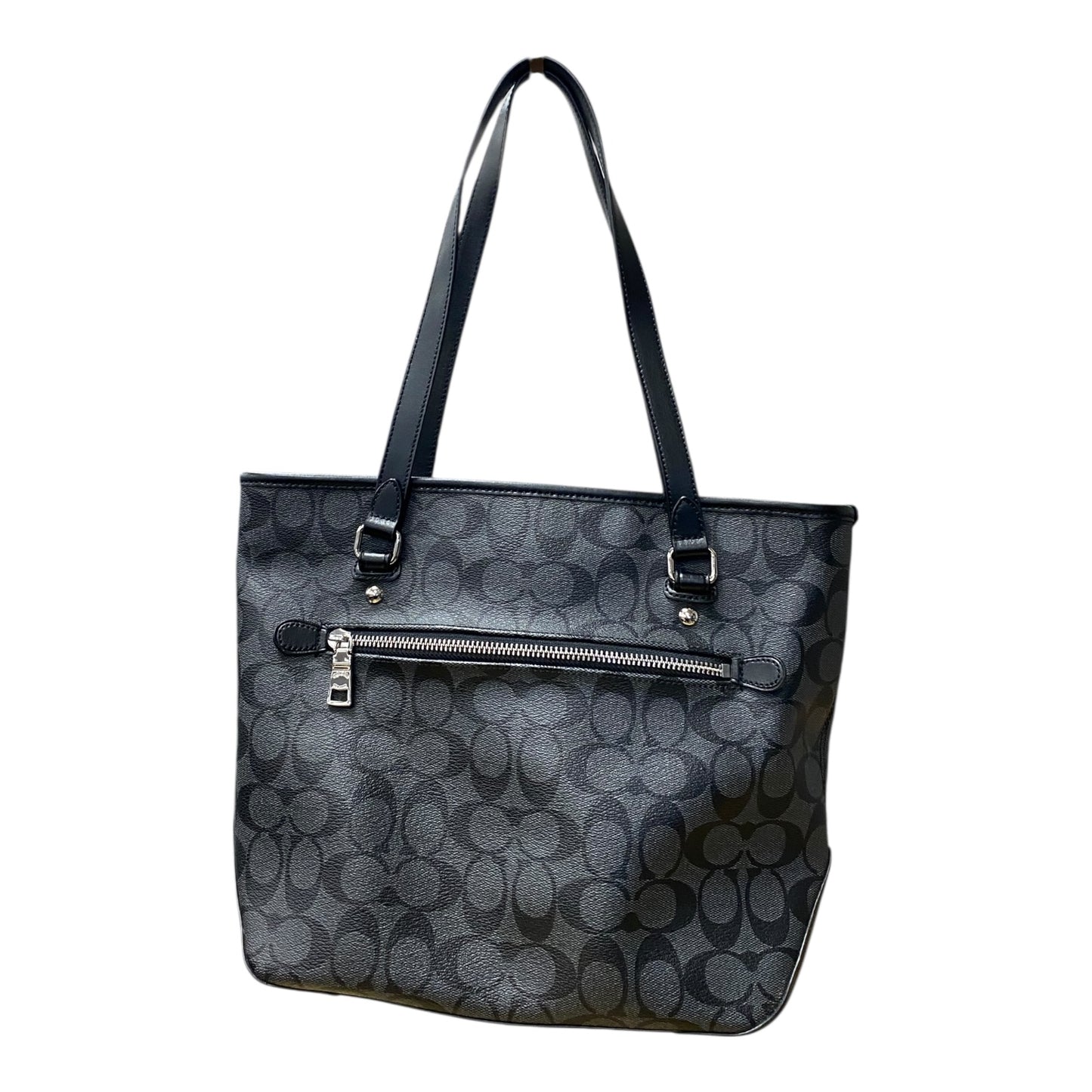 Handbag Designer By Coach In Black, Size:Medium