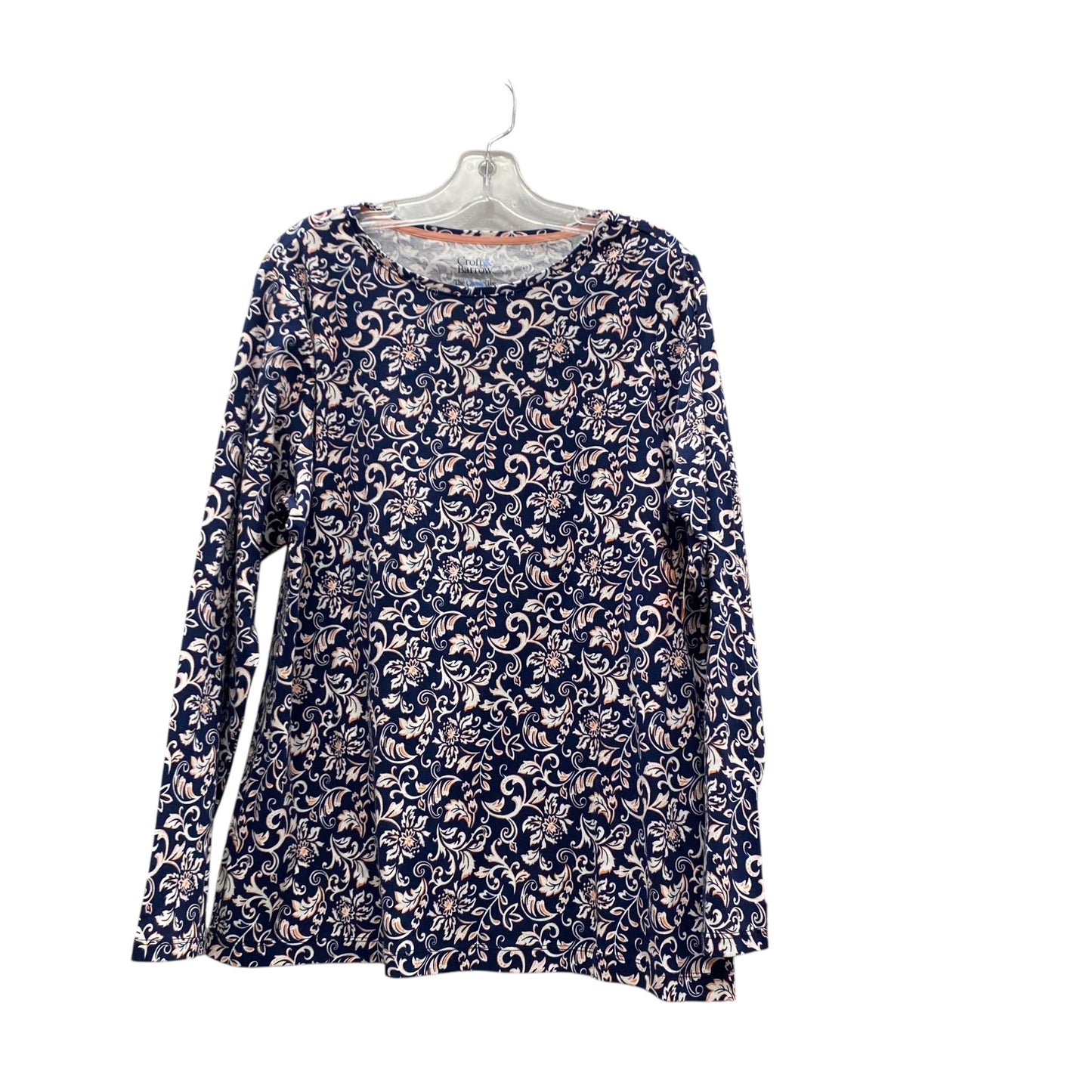 Top Ls By Croft And Barrow In Blue, Size:Xl