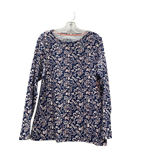 Top Ls By Croft And Barrow In Blue, Size:Xl