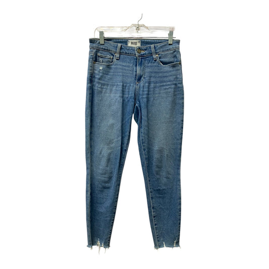 Jeans Skinny By Paige In Blue Denim, Size:4