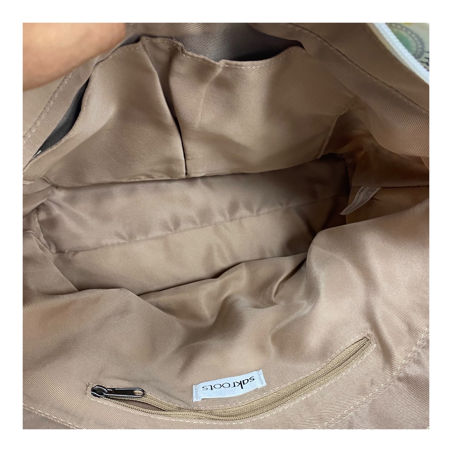 Handbag By Sakroots In Grey, Size:Medium