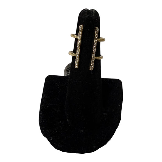 Ring Statement  In Gold, Size:7