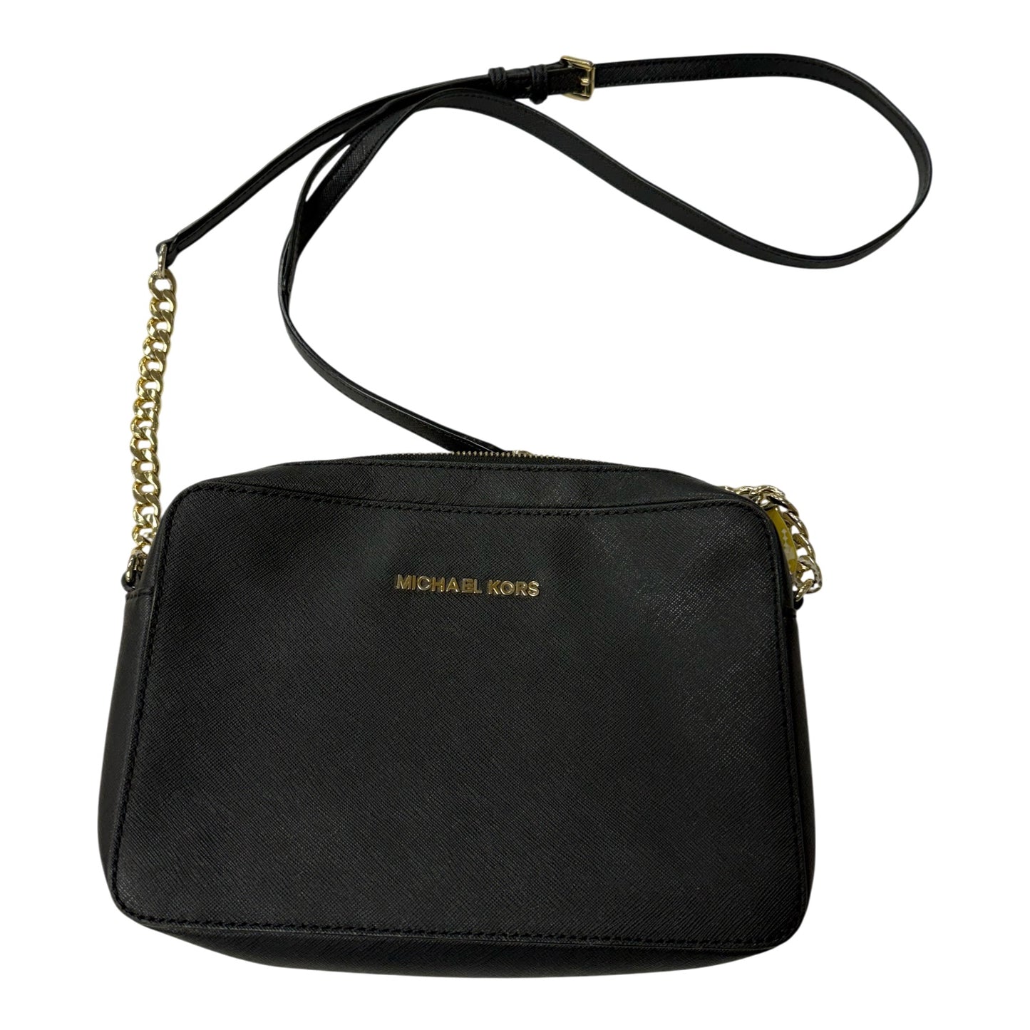 Crossbody Designer By Michael Kors In Black, Size:Medium