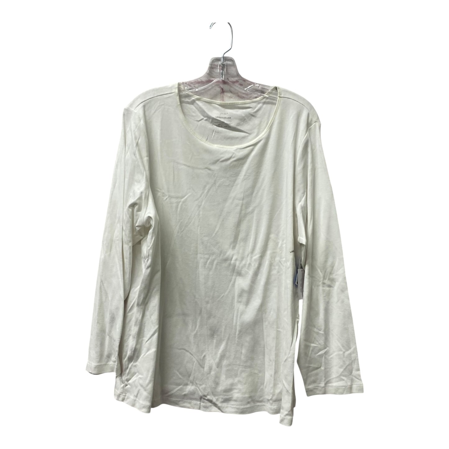 Top Ls Basic By Cj Banks In Ivory, Size:2X