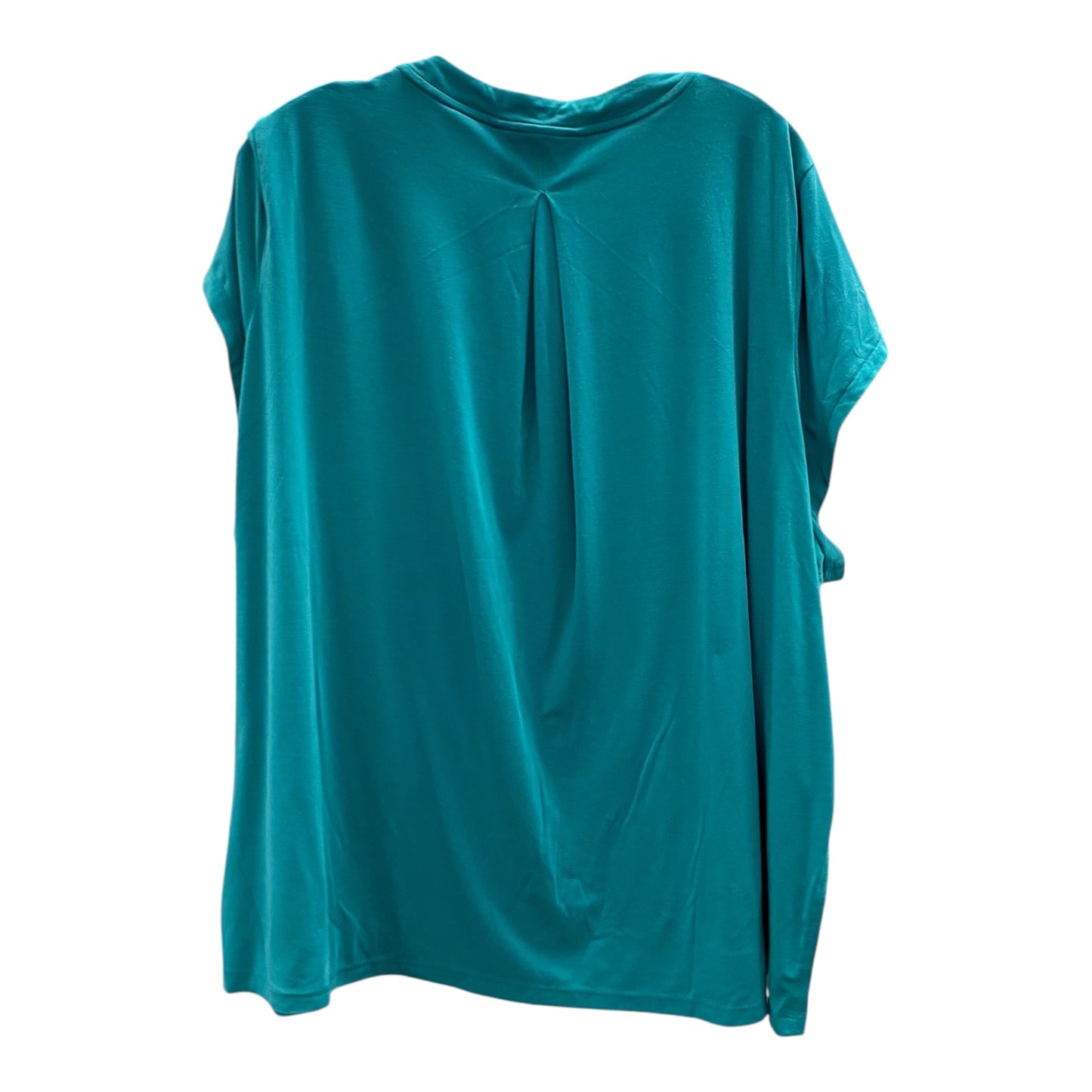 Athletic Top Ss By Athleta In Green, Size:2X