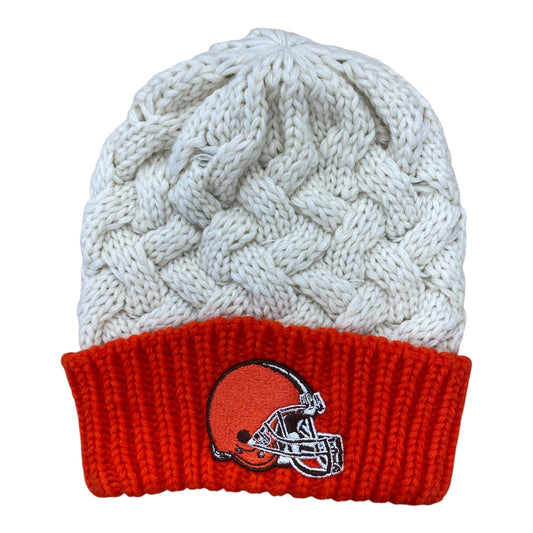 Hat Beanie By Nfl In Green & Orange