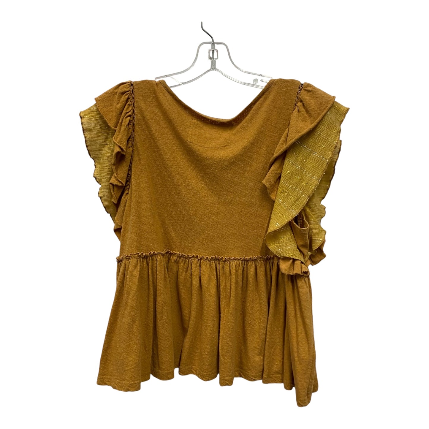 Top Ss By Anthropologie In Brown, Size:M