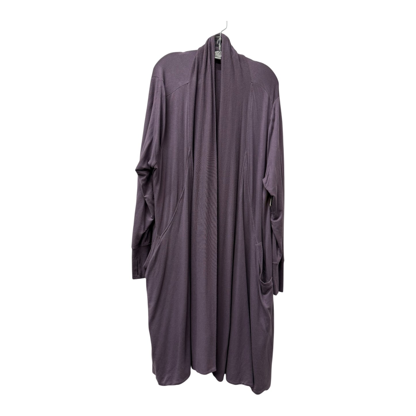 Cardigan By Athleta In Purple, Size:2X