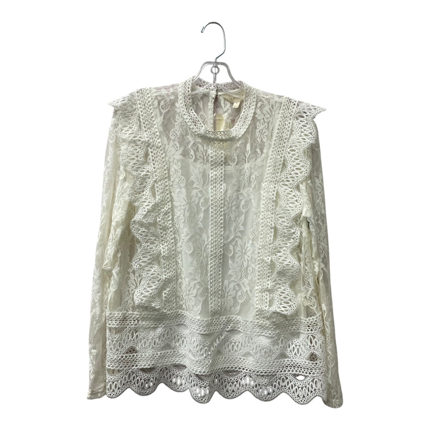 Top Ls By Adiva In White, Size:L