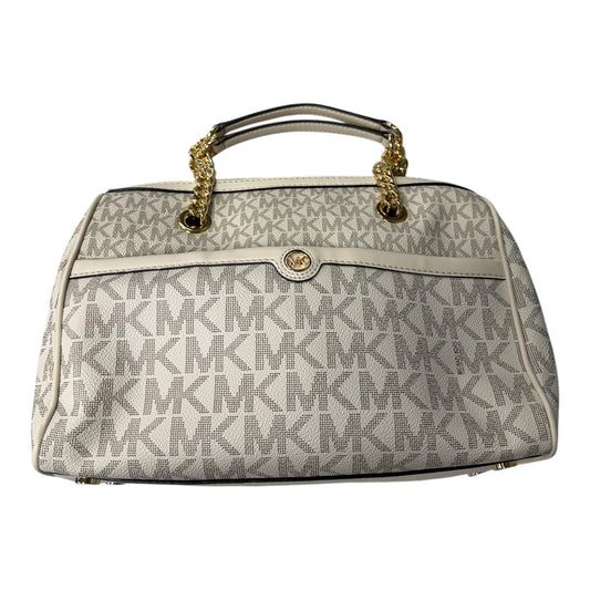 Handbag Designer By Michael Kors In Cream, Size:Medium