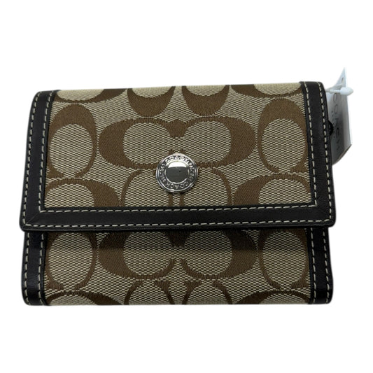 Wallet Designer By Coach In Brown, Size:Medium
