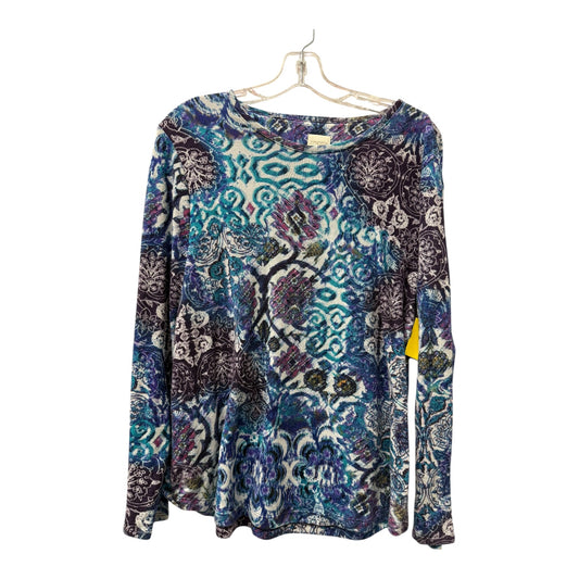 Sweater By Chicos In Purple, Size:Xl