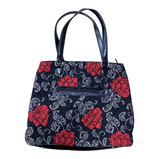 Tote By Vera Bradley In Black & Red, Size:Medium