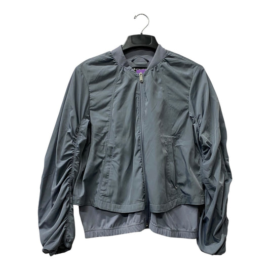 Athletic Jacket By Athleta In Grey, Size:M