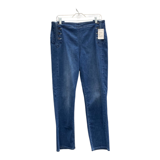 Jeans Designer By Mother Jeans In Blue, Size:14